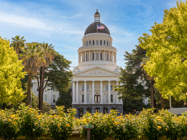 California State Capitol building in Sacramento by Steve Heap