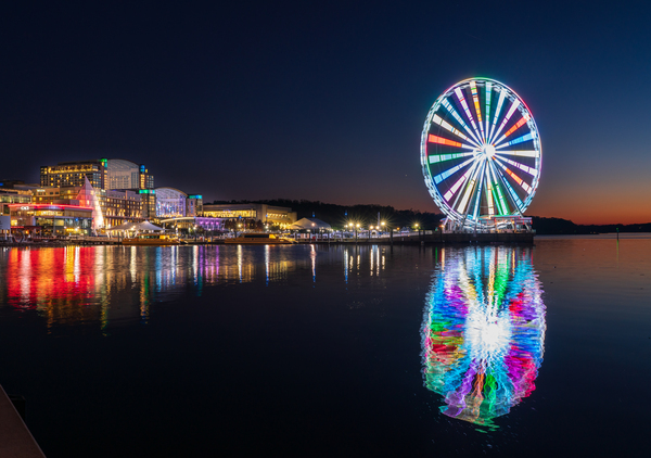 Ferris wheel at National Harbor by Steve Heap