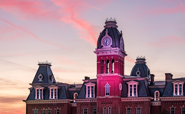 Woodburn Hall at West Virginia University in Morgantown WV by Steve Heap