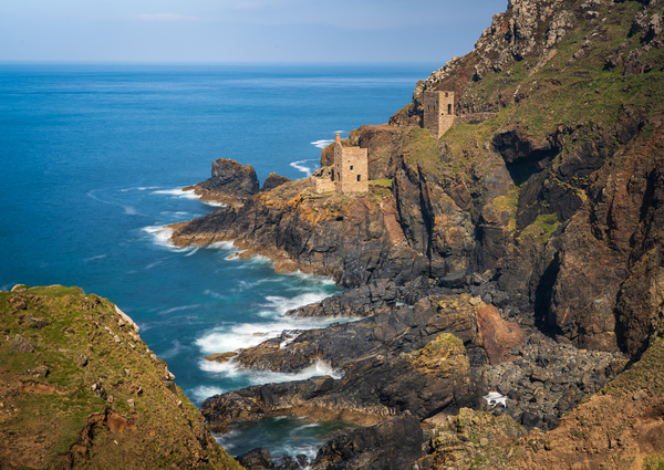 Long duration image of the ruins at Botallack tin mine by Steve Heap