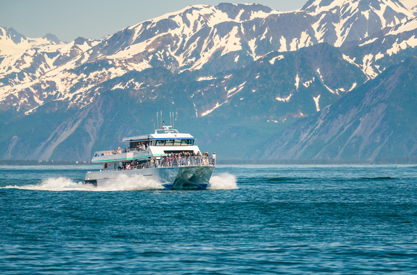 Kenai Fjord boat tour near Seward Alaska by Steve Heap