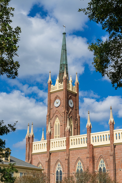 Exterior of St Mary Basilica in Natchez in Mississippi by Steve Heap