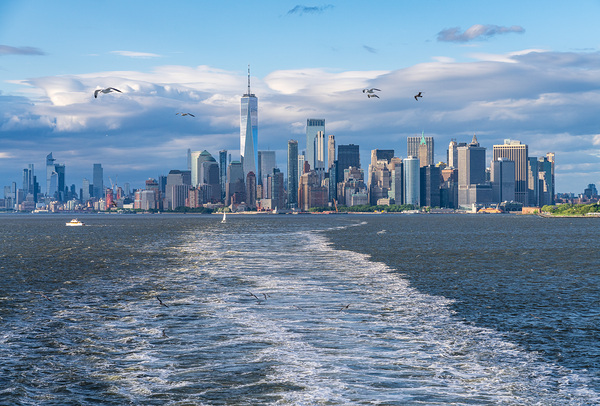 One World Trade Center dominates skyline of Lower Manhattan from Print