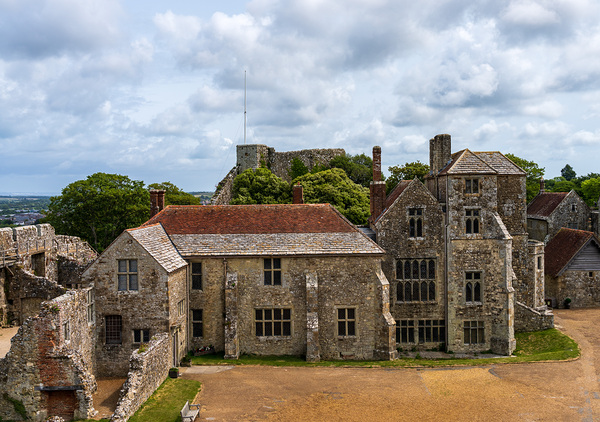 Interior buildings of Carisbrooke Castle on the Isle of Wight by Steve Heap