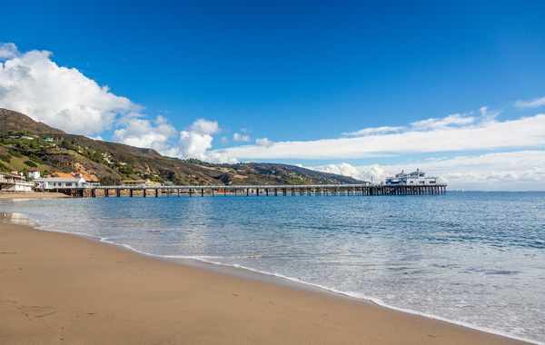 Pier at Malibu Lagoon California by Steve Heap
