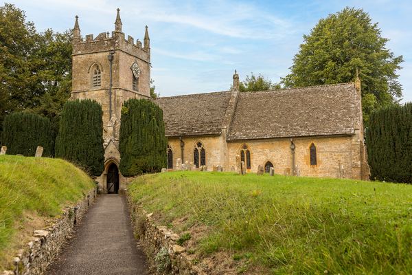 Old Church in Cotswold district of England by Steve Heap