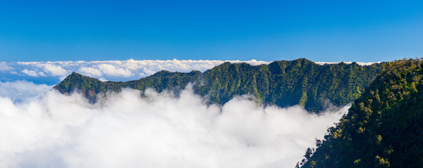 Wide panorama Kalalau Valley in Kauai by Steve Heap