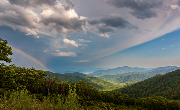 Storm over Blue Ridge Mountains by Steve Heap