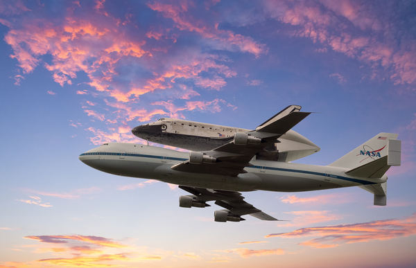 Space Shuttle Discovery flies into retirement by Steve Heap