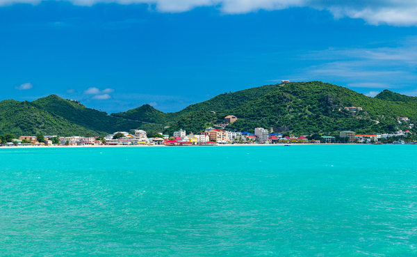 Panorama of Philipsburg Sint Maarten by Steve Heap