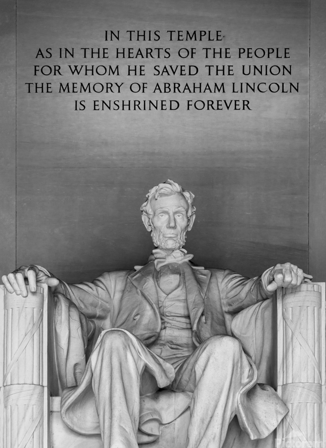 President Lincoln statue  Imprimer