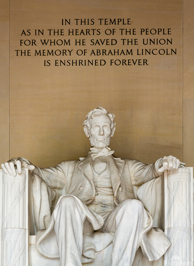 President Lincoln statue  Imprimer