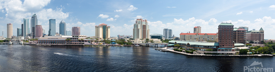 City skyline of Tampa Florida during the day  Imprimer