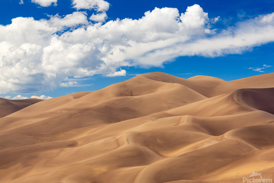 Panorama of Great Sand Dunes NP   Imprimer