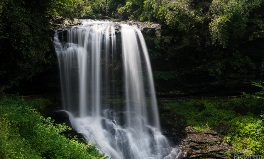 Dry Falls Waterfall near Highlands NC  Print