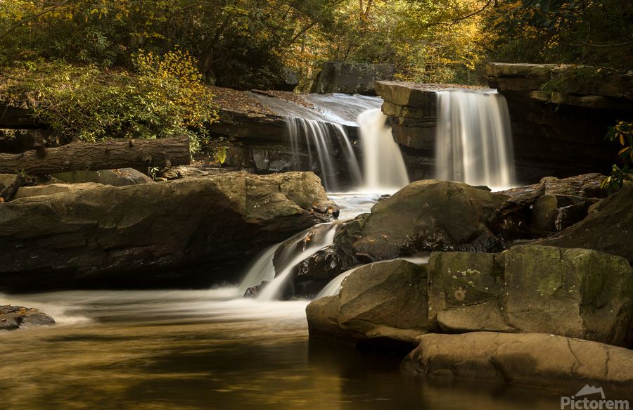 Waterfall on Deckers Creek near Morgantown  Print