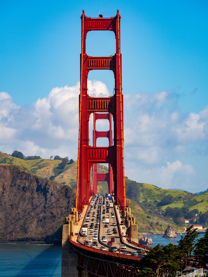 Golden Gate Bridge from state park  Imprimer