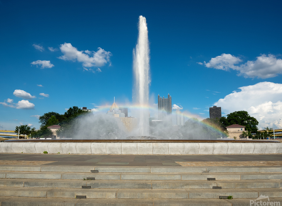 Point State Park Fountain in downtown Pittsburgh  Imprimer