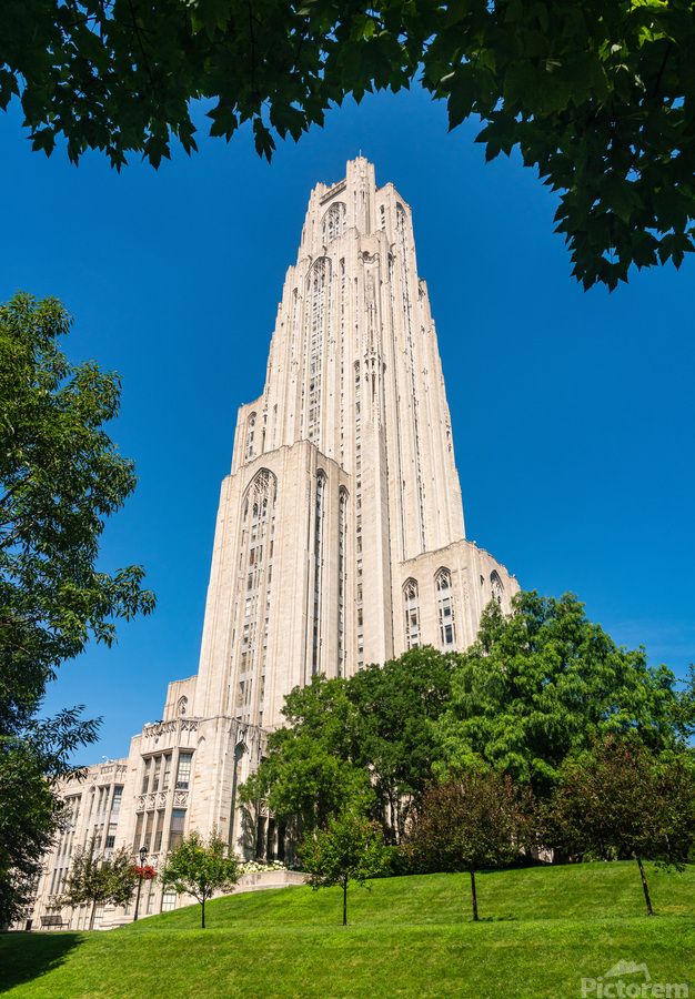 Cathedral of Learning building at the University of Pittsburgh  Print