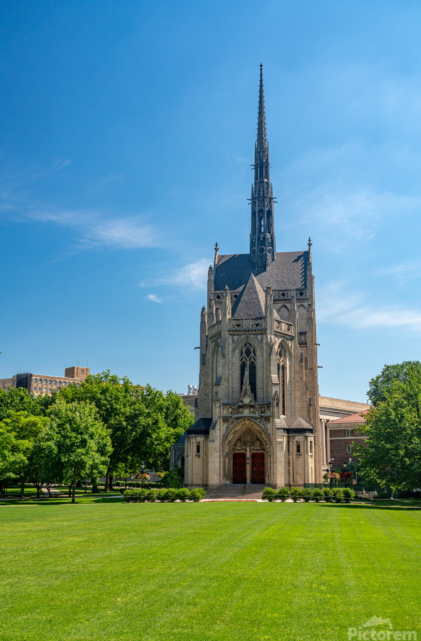 Heinz Chapel building at the University of Pittsburgh  Print