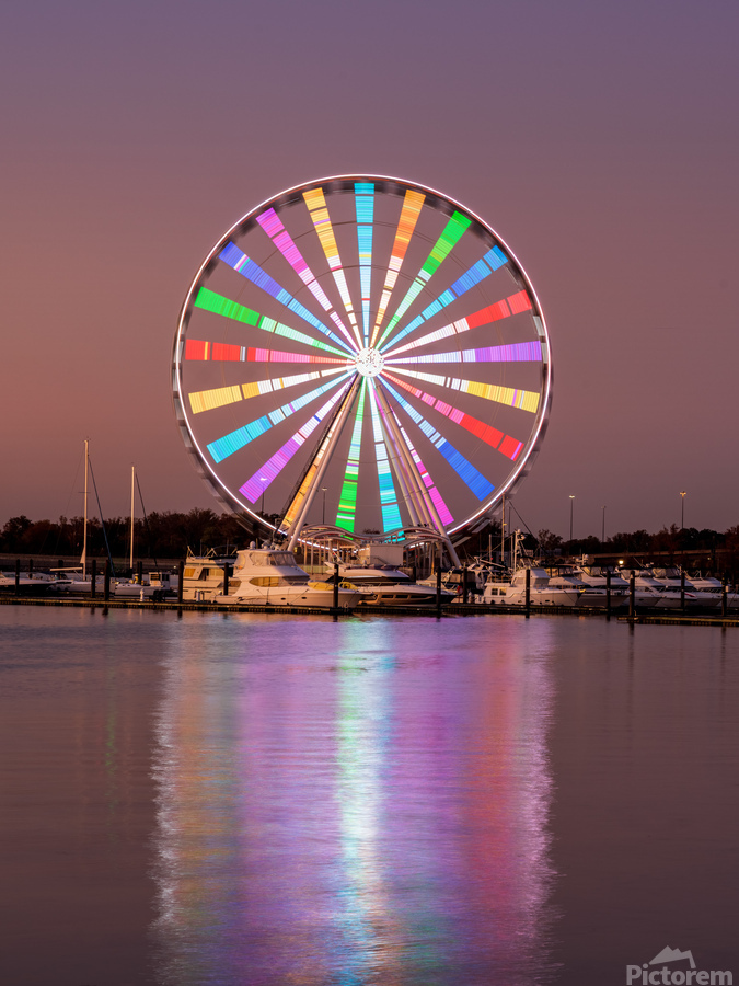 Ferris wheel at National Harbor  Imprimer