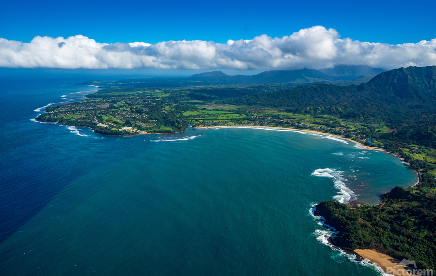 Garden Island of Kauai from helicopter  Imprimer