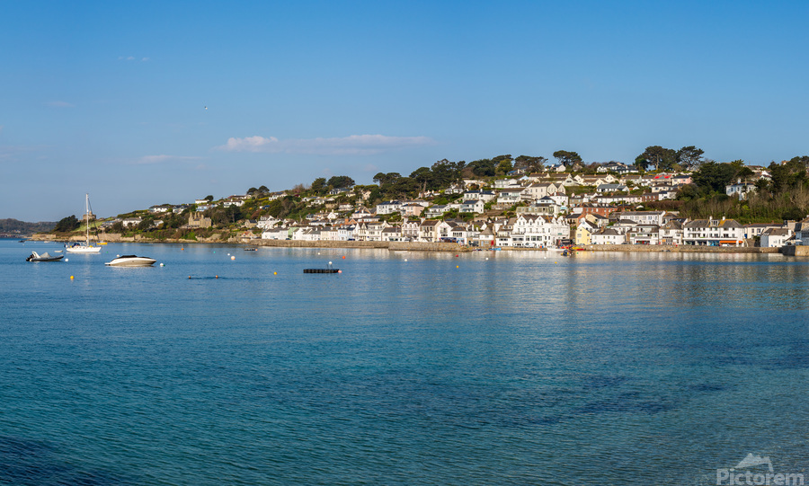 Seaside town of St Mawes in Cornwall  Print