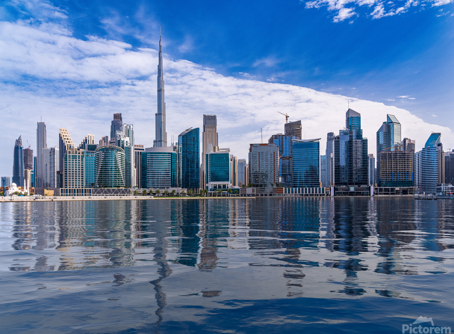 Apartments and hotels in Dubai Downtown district  Print