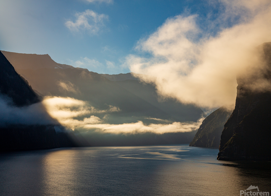 Fjord of Milford Sound in New Zealand  Print