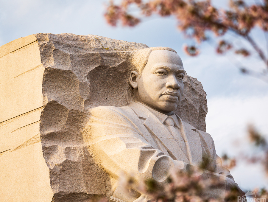 Martin Luther King Monument Washington DC  Print