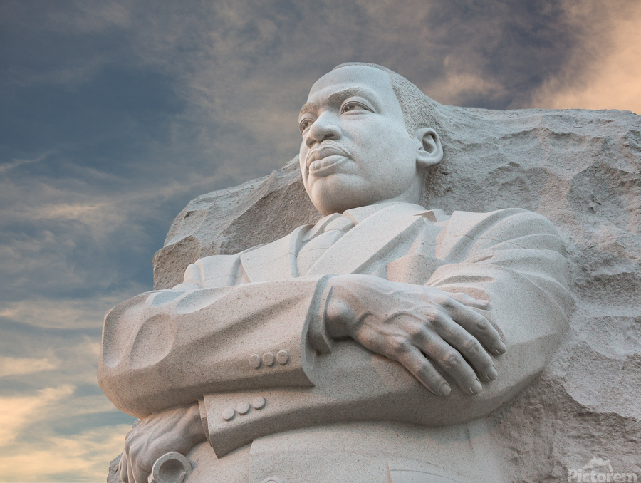 Martin Luther King Monument Washington DC  Print