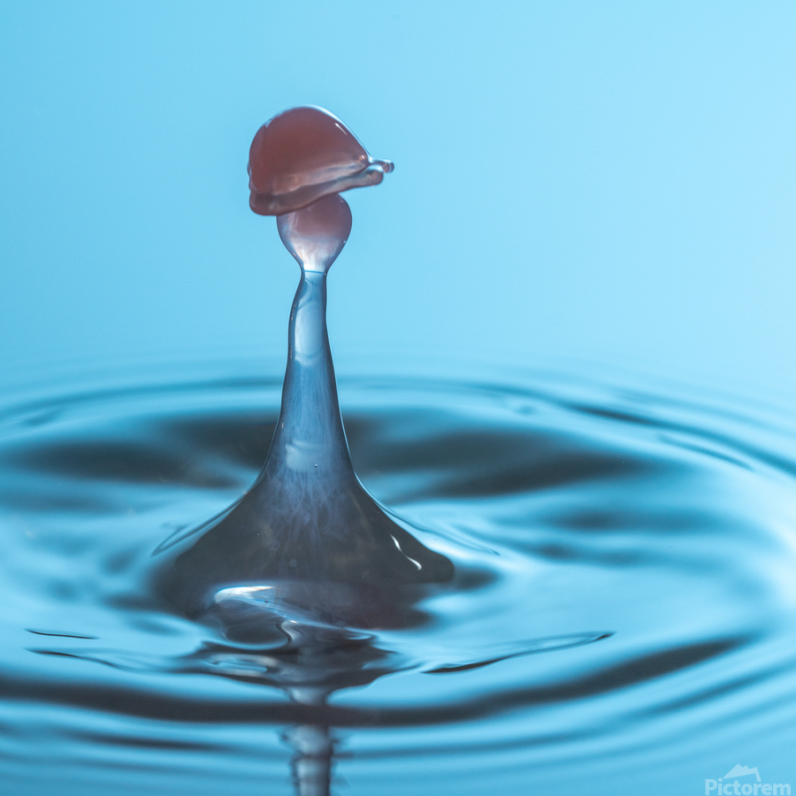 Water droplet collision - soldier  Print
