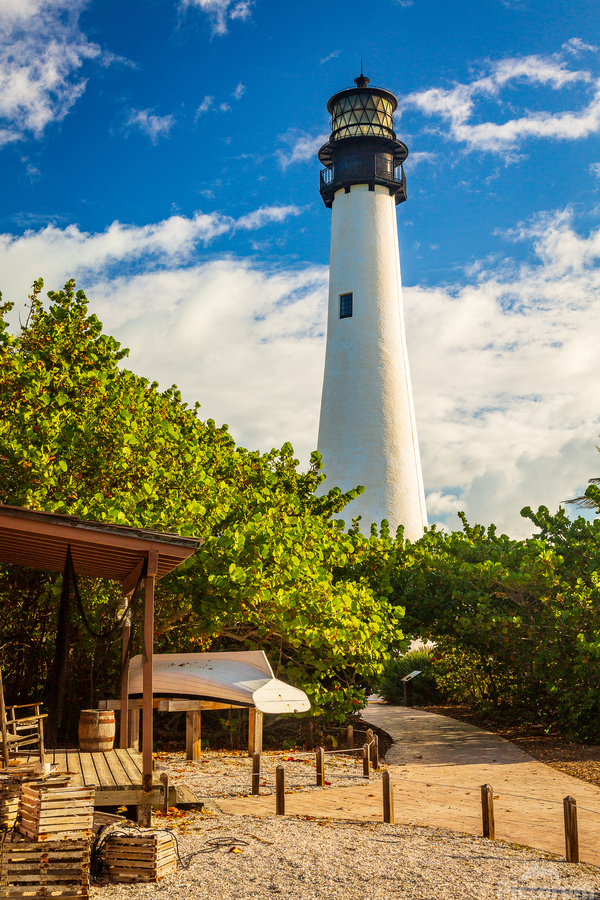Cape Florida lighthouse in Bill Baggs  Print