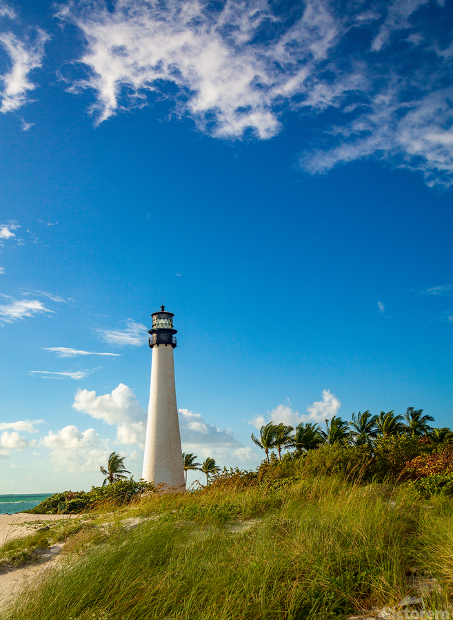 Cape Florida lighthouse in Bill Baggs  Imprimer