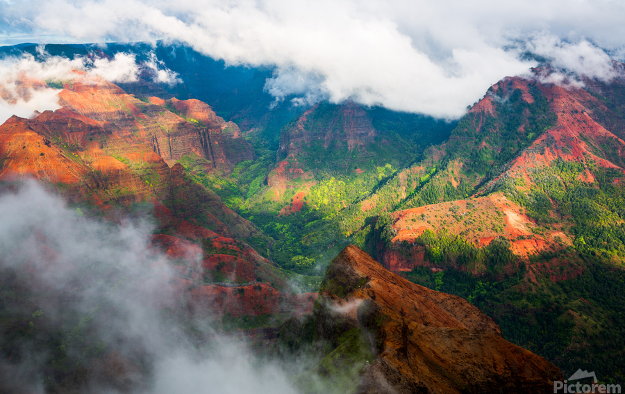 Waimea Canyon Kauai island Hawaii  Print