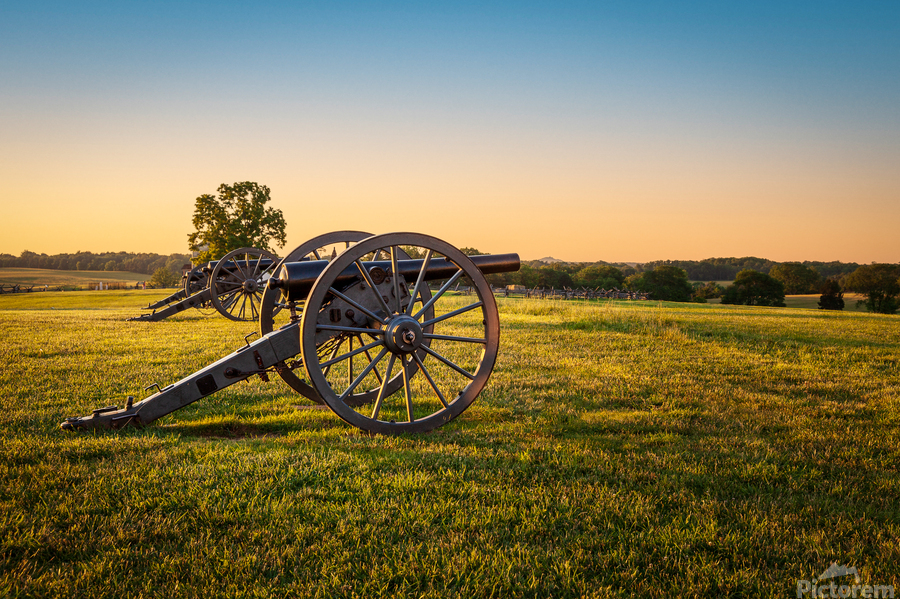 Cannons at Manassas Battlefield  Print