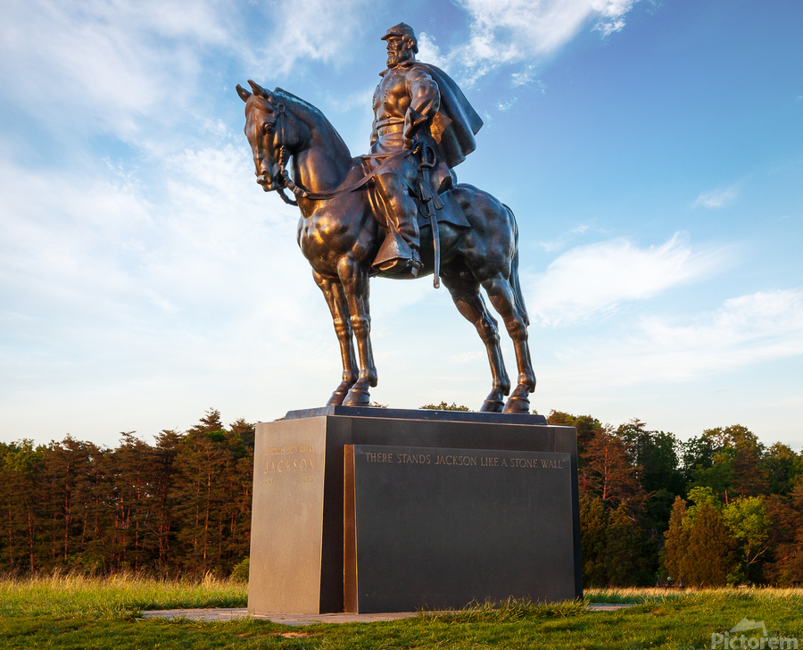 Statue of Stonewall Jackson  Print