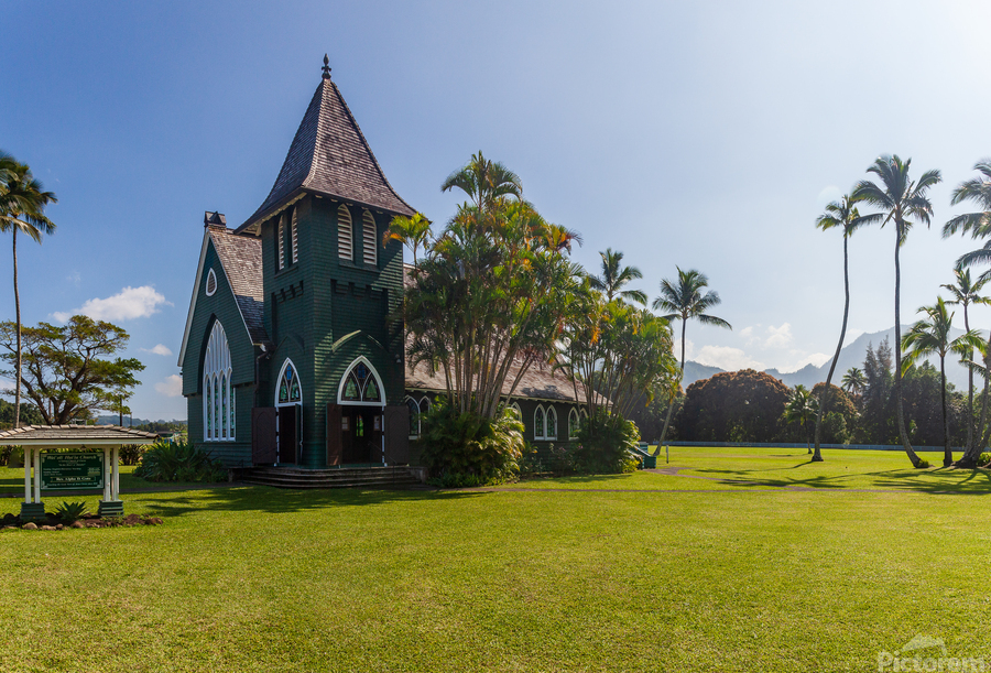 Mission Church in Hanalei Kauai  Imprimer