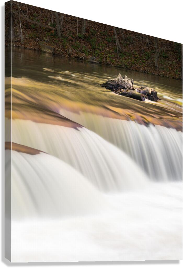 Valley Falls State Park Waterfall in West Virginia Canvas Print