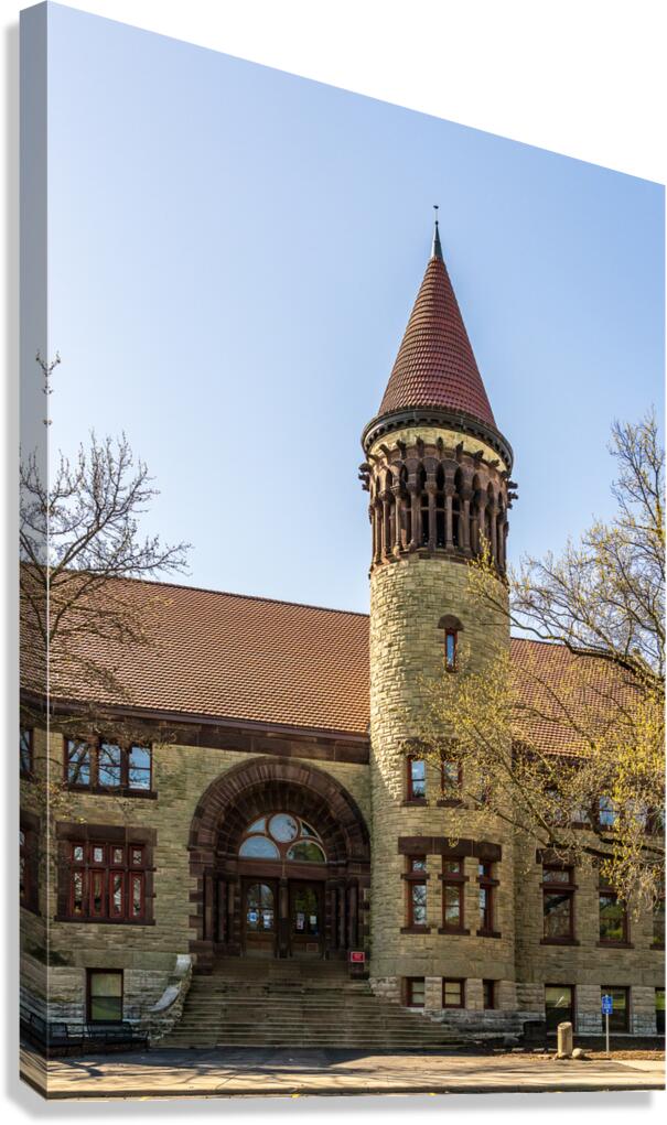 Orton Hall on the Oval at Ohio State University in Columbus Canvas Print