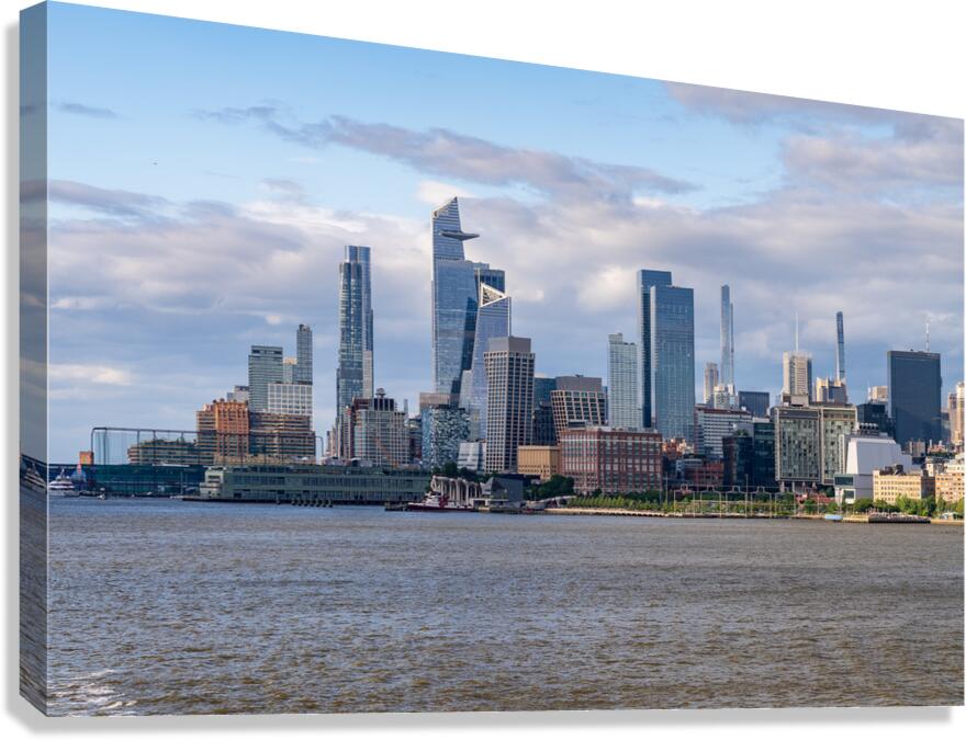 Tall office and apartment buidlings looking back to Hudson Yards Canvas Print