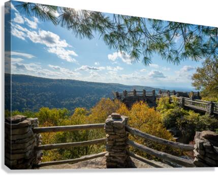 Coopers Rock state park overlook  Impression sur toile