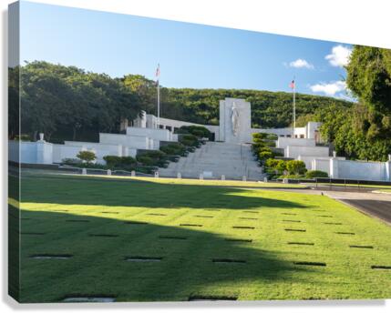 National Memorial Cemetery of the Pacific  Canvas Print