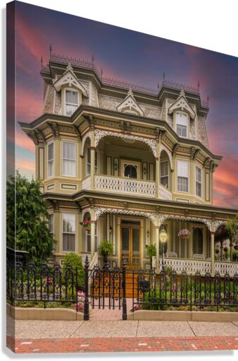 Victorian home in Cape May New Jersey  Canvas Print