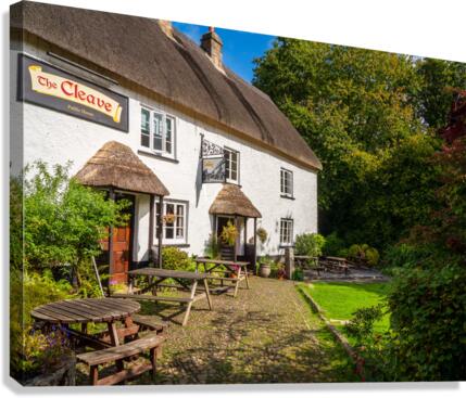 The Cleave in Lustleigh in Devon  Canvas Print