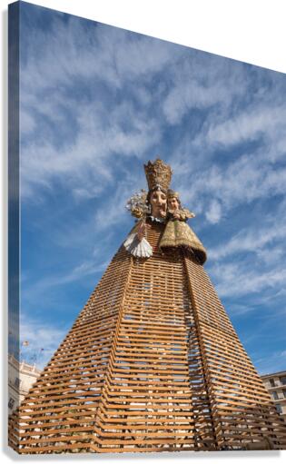 Statue for the Fallas Festival in Valencia  Impression sur toile