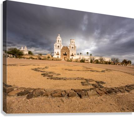 San Xavier del Bac Mission Tucson Arizona  Impression sur toile