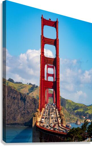 Golden Gate Bridge from state park  Impression sur toile