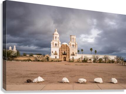 San Xavier del Bac Mission in Tucson Arizona  Canvas Print
