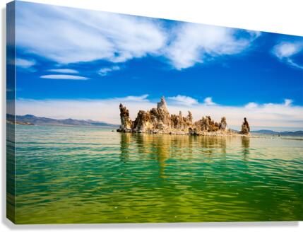 Tufa in the salty waters of Mono Lake   Impression sur toile